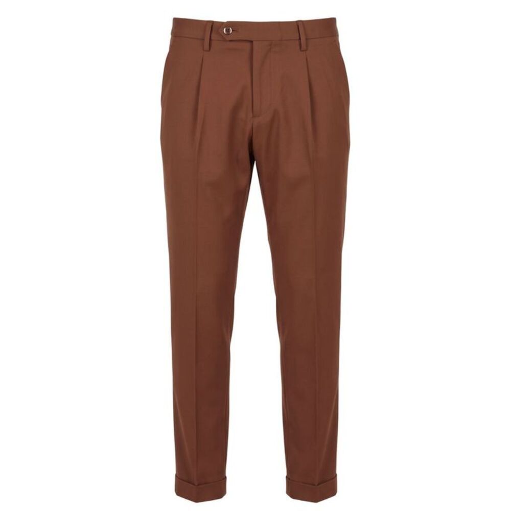 Baldinini Trend Brown Viscose Men's Men's Pant